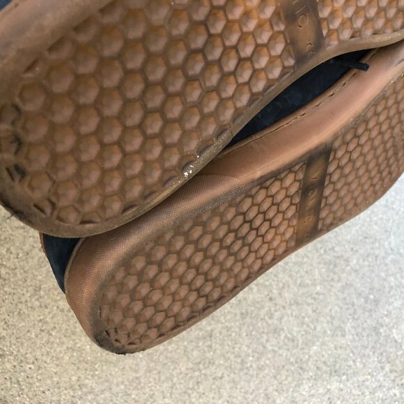 VIONIC Baldwin Nubuck Leather Shoes 9.5 Men's Black Lace Up Sneakers - Picture 9 of 11